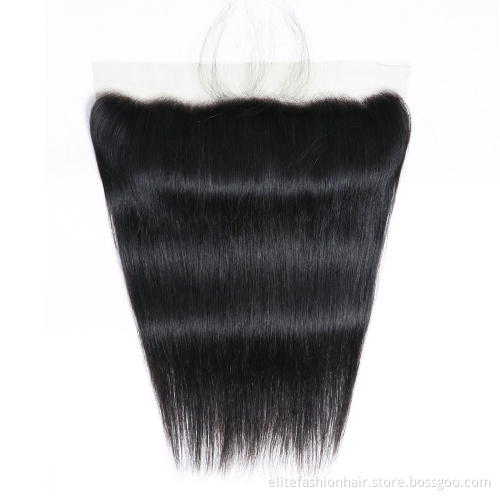 4x4 13x4 Lace Frontal Closure Brazilian Human Hair Unprocessed Raw Virgin Hair Transparent Lace Closure Straight